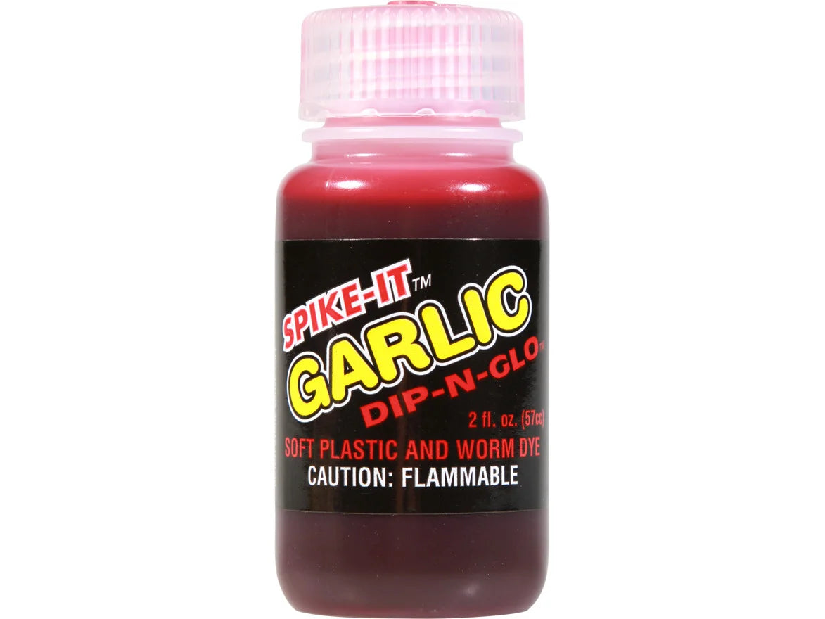 Spike It Dip-N-Glo Soft Plastic Dye Fire Red Crawlic