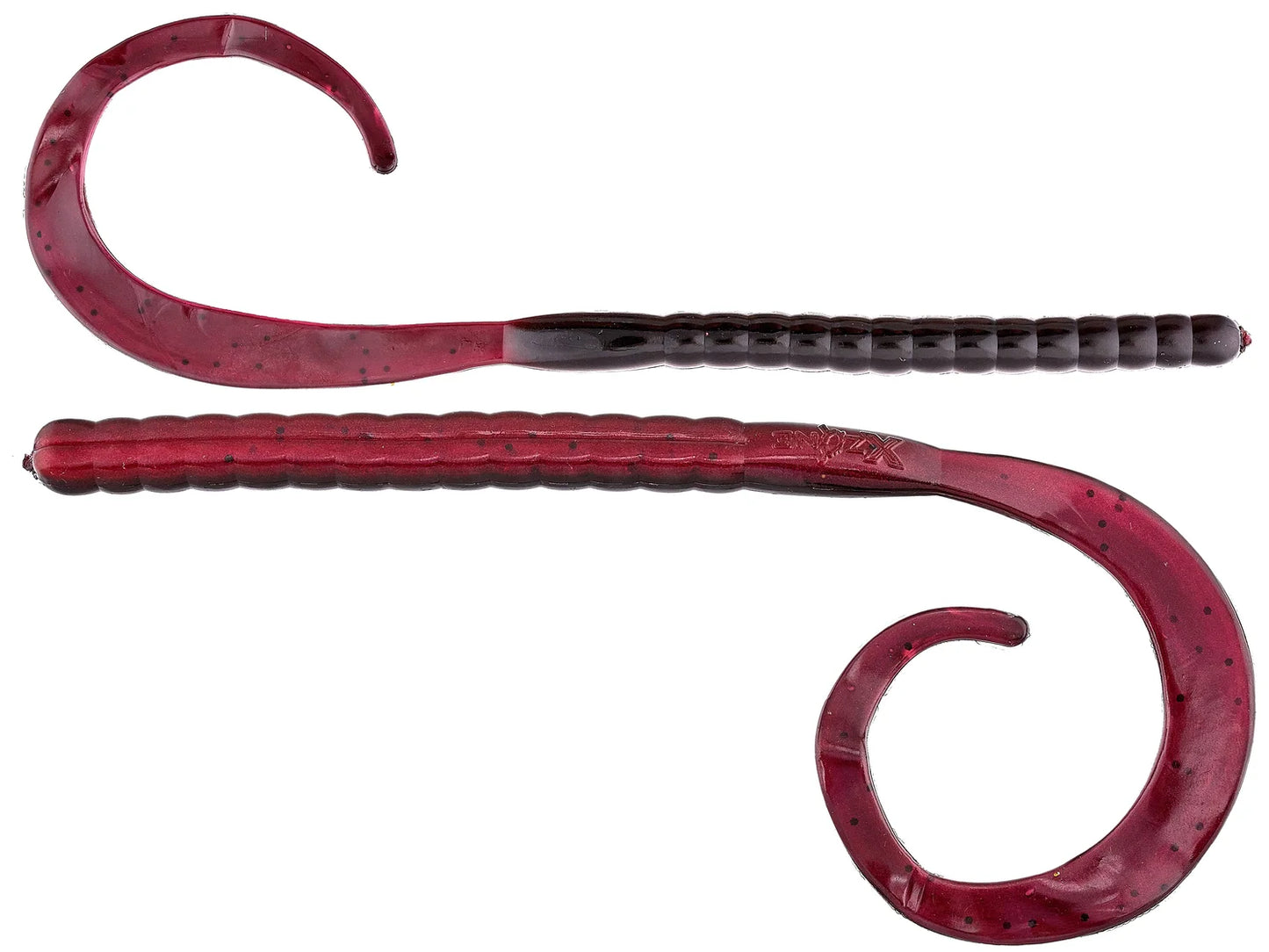 Xzone Lures Pro Series Blitz Worms 11" Red Shad