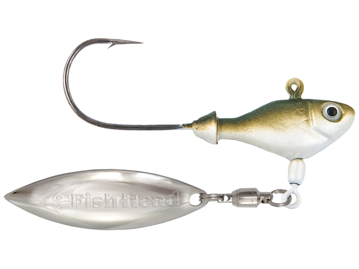 Fish Head Spin Underspin 1/4 oz Ark Shiner