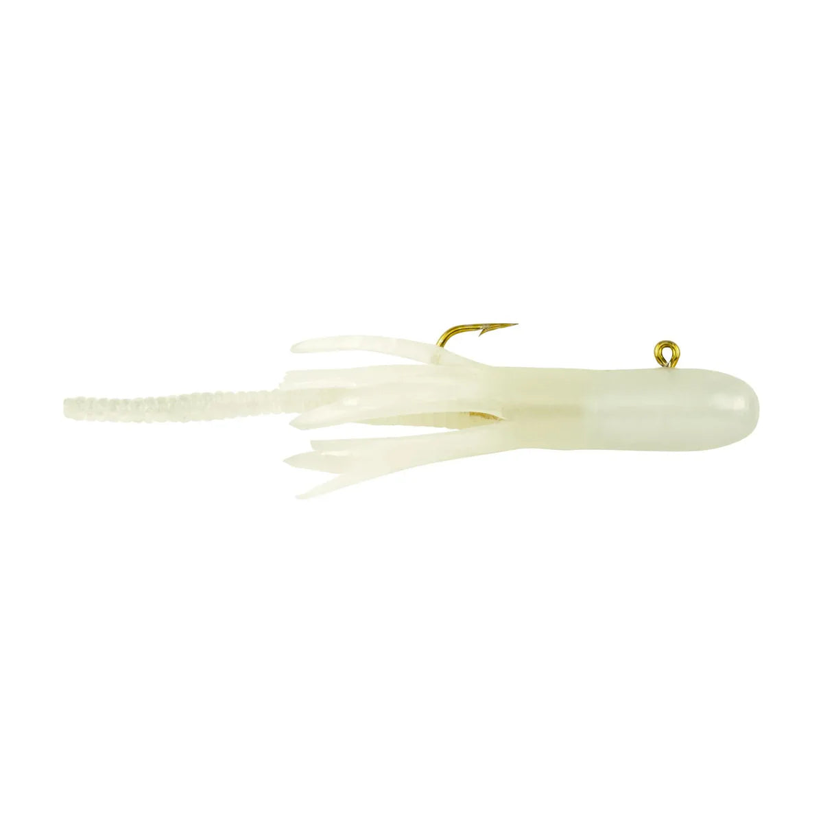 Berkley PowerBait Pre-Rigged Atomic Tubes Fishing Soft Bait- Auralite Glow- 3ct- 1/32oz