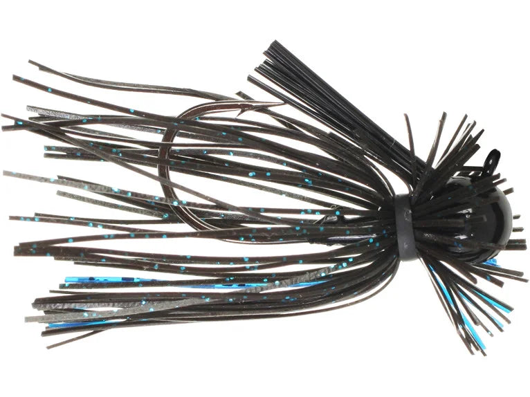 War Eagle Heavy Finesse Jig 2pk 3/8oz Black Blue