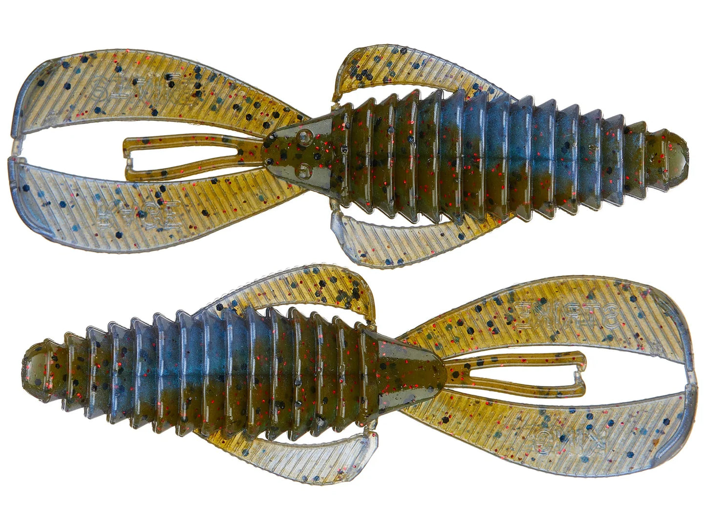 Strike King Rage Bug Blue Craw Red Flake