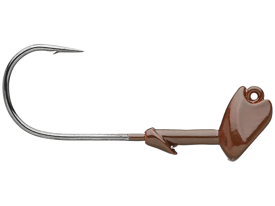 Frenzy Baits Nail Shakey Heads 3pk 1/4oz Brown