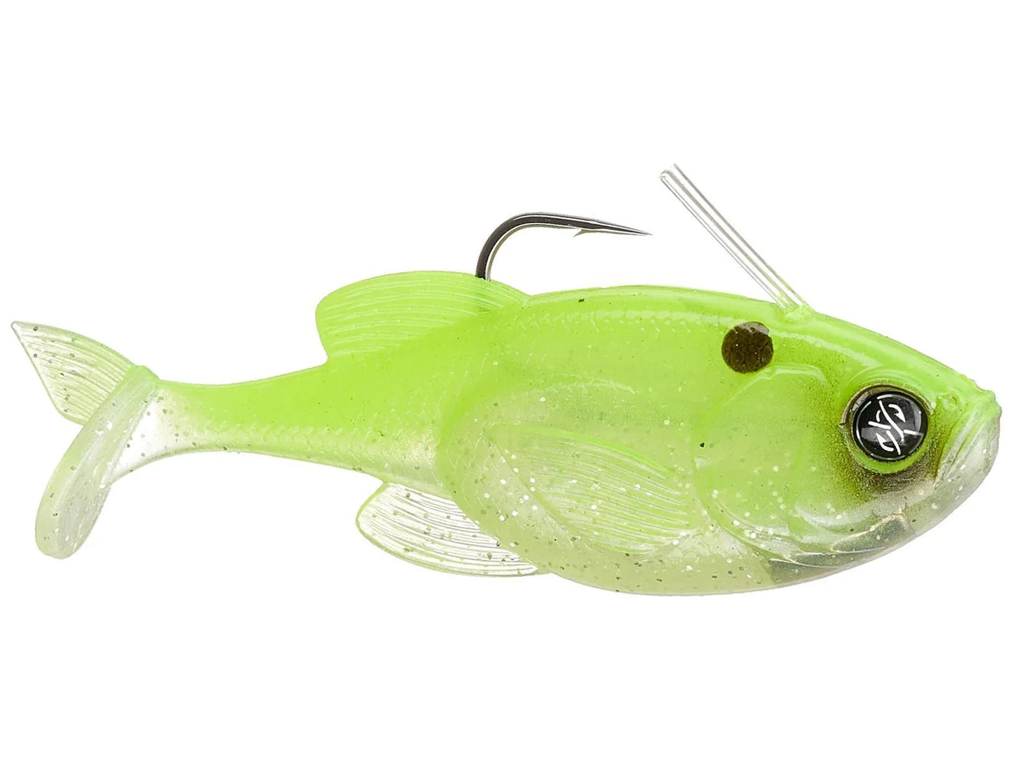 Googan Baits Guppy Swimbait 3.8" Chartreuse Pearl