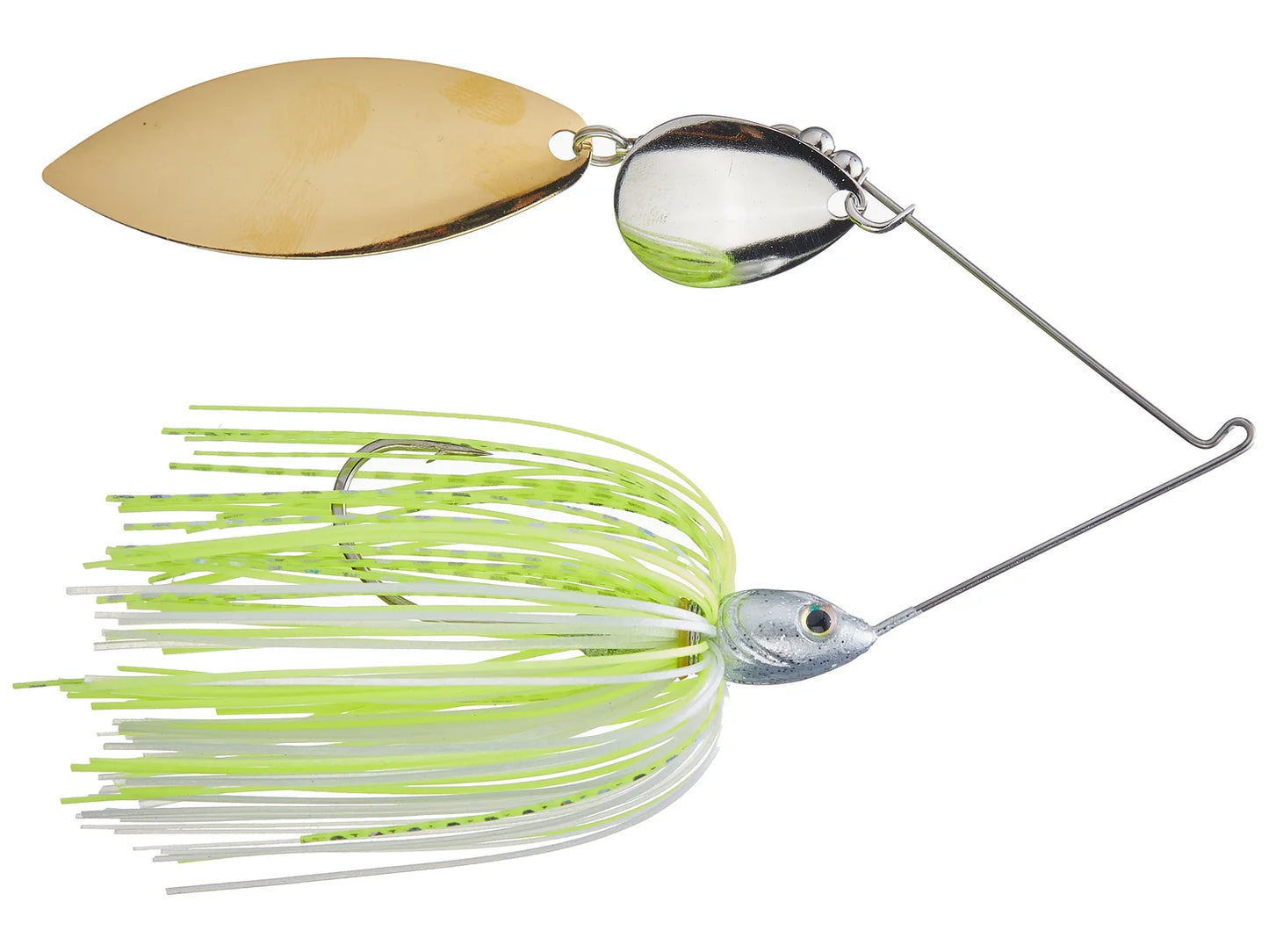 Strike King Tour Grade Colorado Willow Spinnerbaits 3/8oz Chartreuse White