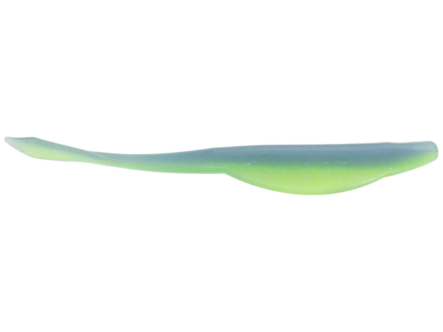 Yamamoto 5" D Shad 7pk Chartreuse Electric Blue