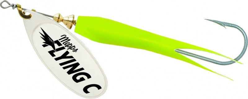 Mepps Flying C 7/8oz Chart/Silver