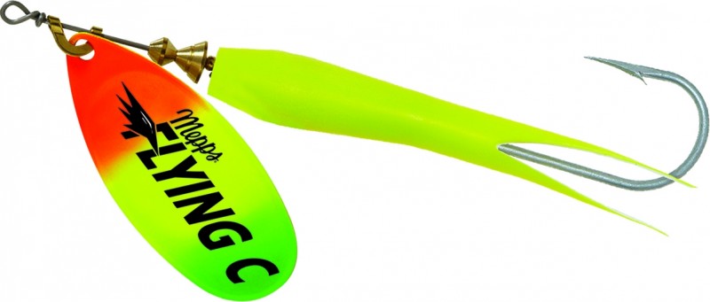 Mepps Flying C 7/8oz Firetiger/Chartreuse