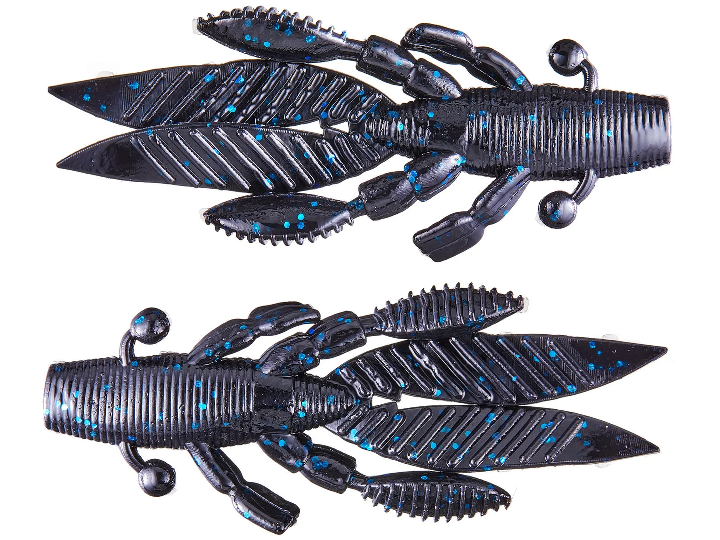 Yamamoto 3.75" Flappin' Hog II 7pk Black Blue