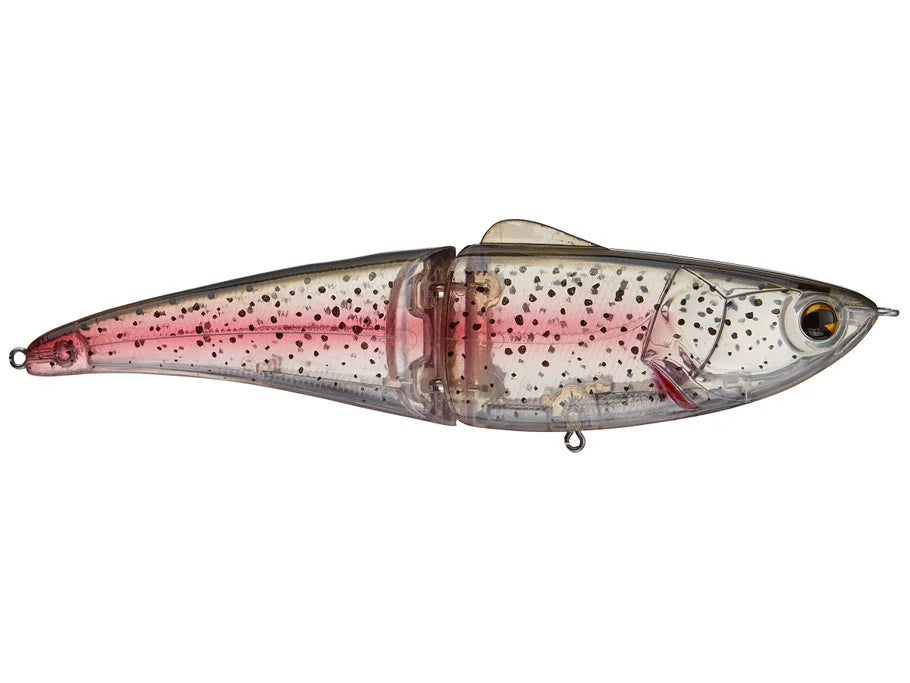 Ima Glide Fluke Glide Bait 125 Sinking Ghost Rainbow Trout