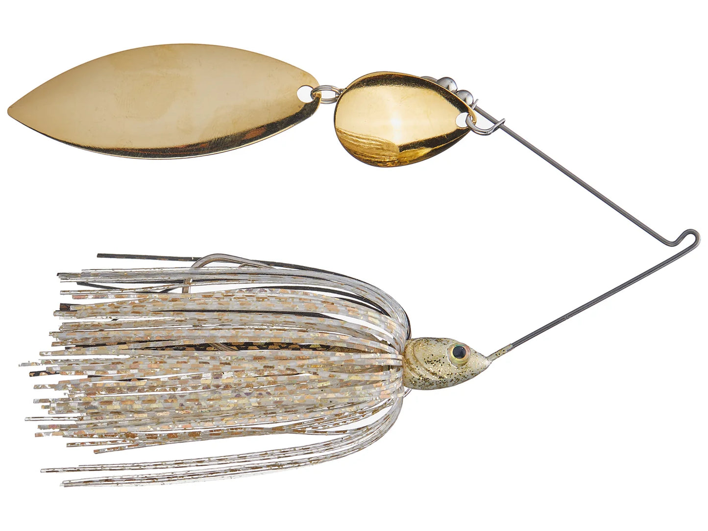 Strike King Tour Grade Compact Spinnerbaits 1/2oz Gold Shiner