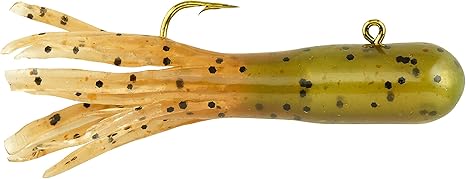 Berkley PowerBait Pre-Rigged Atomic Tubes-1/64oz-5pk-Grasshopper
