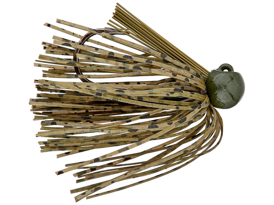Bass Patrol Silicone Football Jigs 3/4oz Green Pumpkin