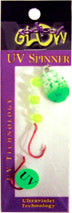 Radical Glow Kokanee Spinners Green UV Splatter