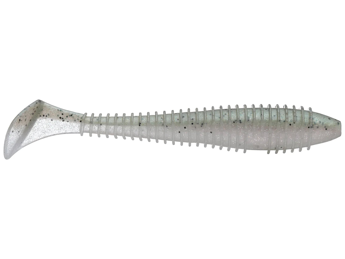 Keitech Swing Impact FAT Swimbait 6.8" Ghost Rainbow