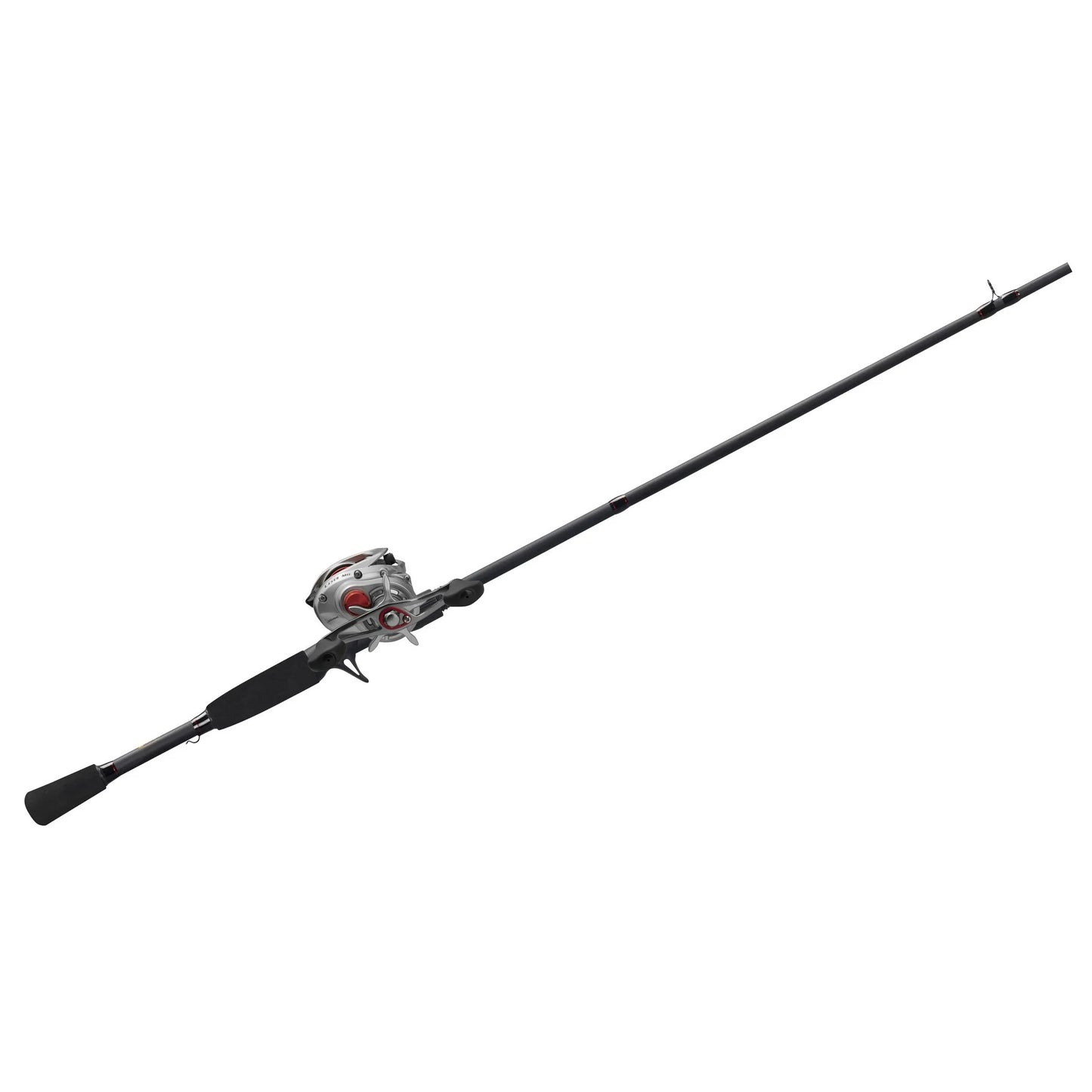 Lew's Laser MG Speed Spool Baitcast Reel and Fishing Rod Combo, 7-Foot Rod, Right-Hand Retrieve, Silver/Black