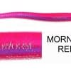 Roboworm Fat Straight Tail 4.5' Morning Dawn Red Flake