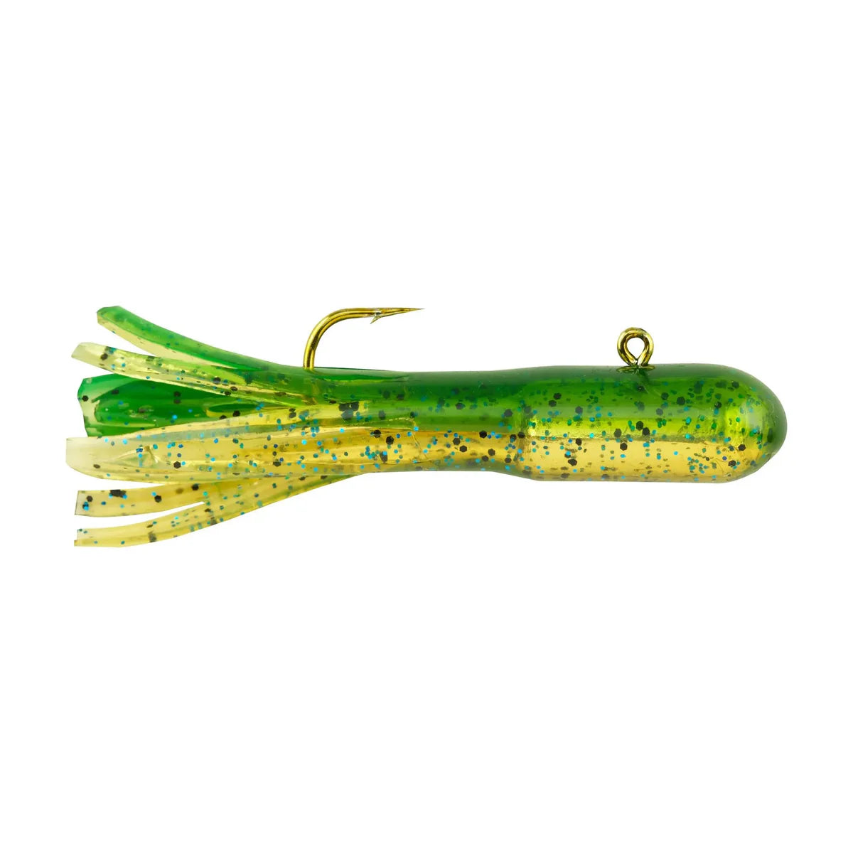 Berkley PowerBait Pre-Rigged Atomic Tubes Fishing Soft Bait- Perch- 5ct- 1/32oz