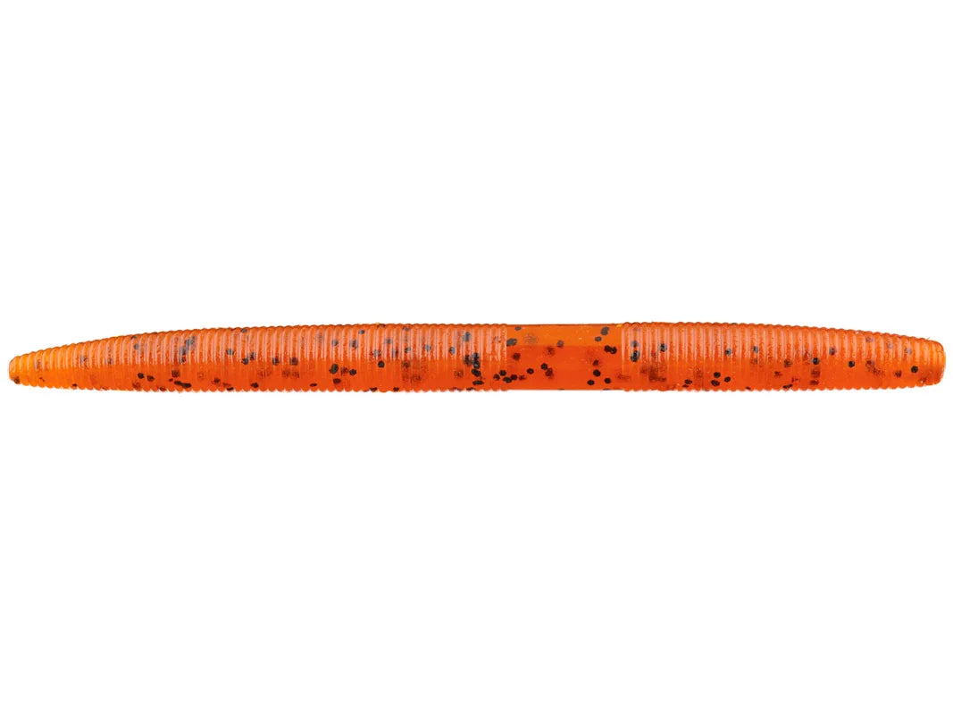 Gary Yamamoto Senko 5" Pumpkin with Black Flake