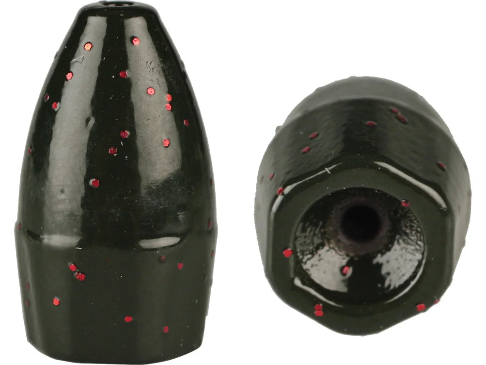 Strike King Tour Grade Tungsten Weights Watermelon Red Flake 3/8oz