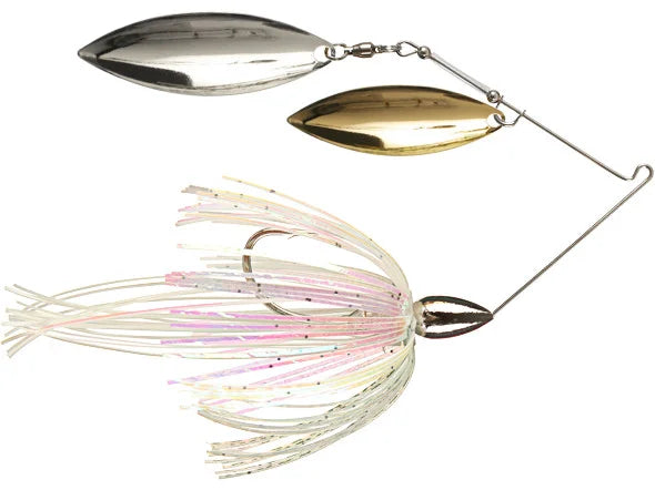 War Eagle Nickel Spinnerbait Double Willow Shiny Shad 3/8oz