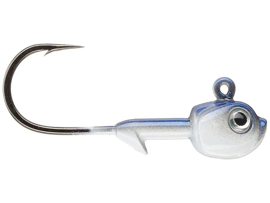 Dirty Jigs Tungsten HD Guppy Swimbait Head Blue Shad 1/4oz 2/0