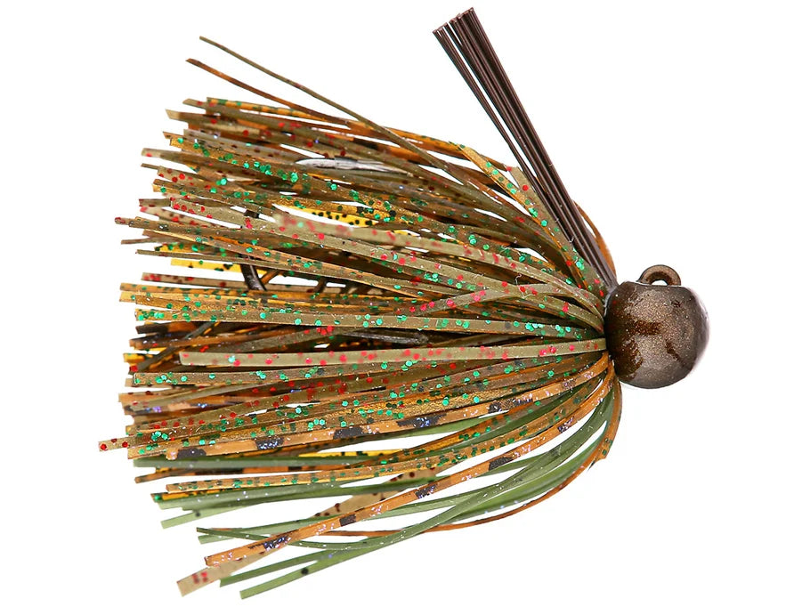 Bass Patrol Silicone Football Jigs 1/2oz Watermelon Pumpkin Craw