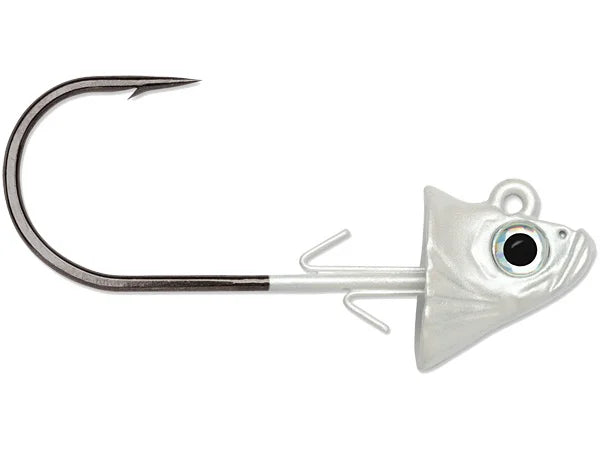 VMC Swimbait Jig Heads White 1/4oz 3/0