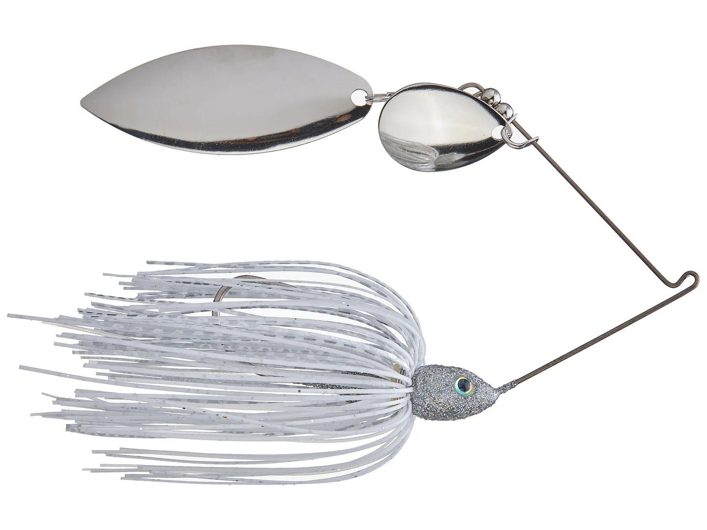 Strike King Tour Grade Compact Spinnerbaits 1/2oz White/Silver