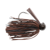 Bass Patrol Round Rubber Footbal Jig 3/4oz Brown Black