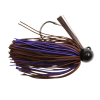 Bass Patrol Round Rubber Footbal Jig 3/4oz Brown Purple