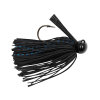 Bass Patrol Round Rubber Footbal Jig 1/2oz Black/Blue Scale