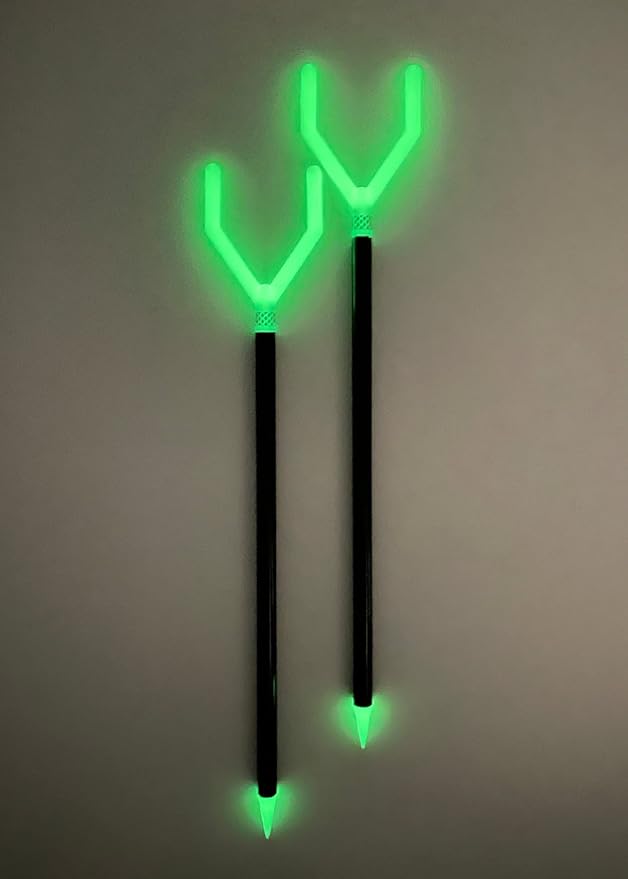 Fishin Stix Trident Fishing Rod Holder-40in-Glow in the Dark