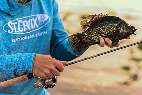 St. Croix Rods Panfish Series Spinning Rod- 7'3", extra fast action, 4-12lb, 1/8-1/2oz