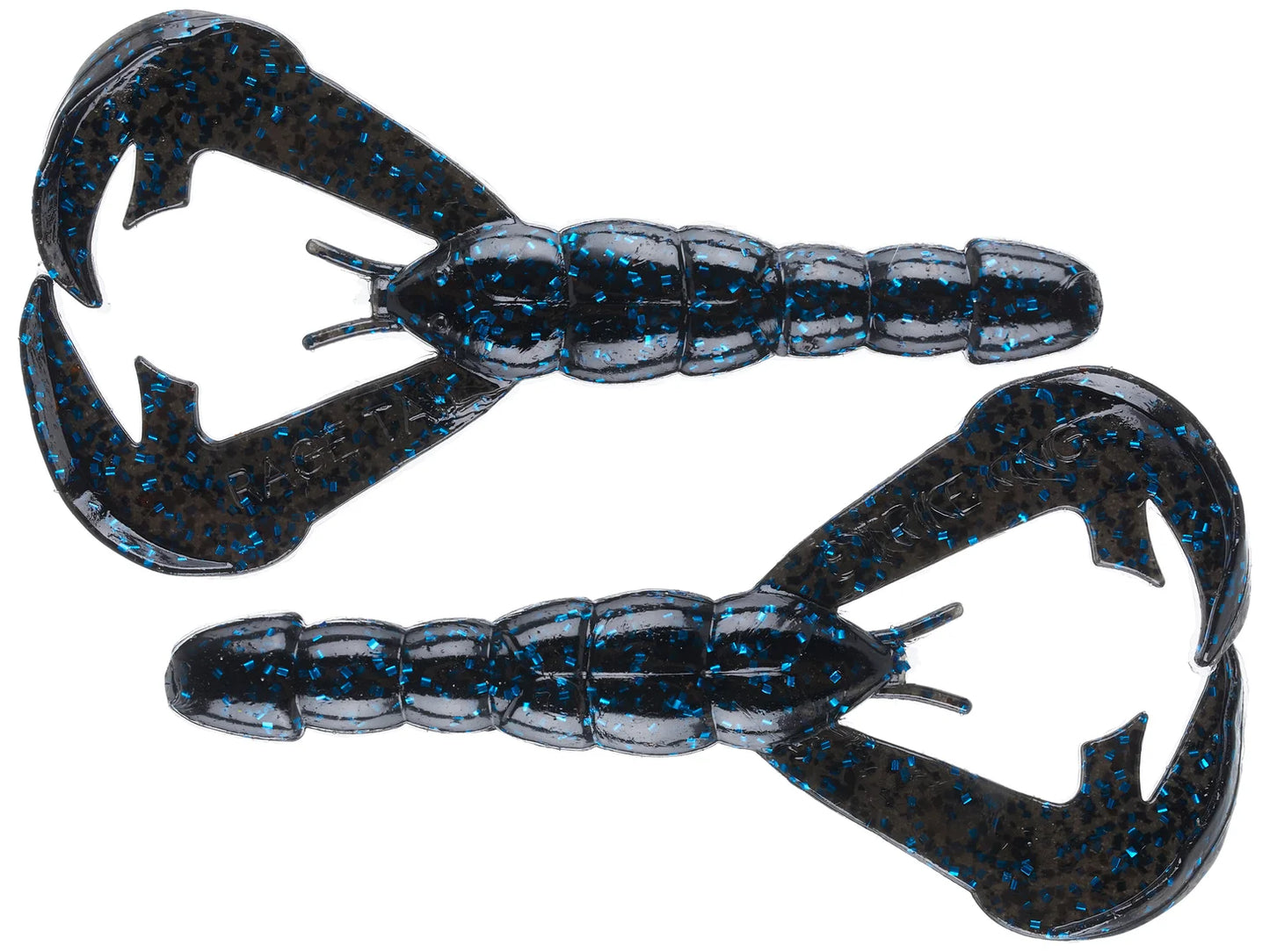 Strike King Rattlin' Rage Craw Black Blue Flake