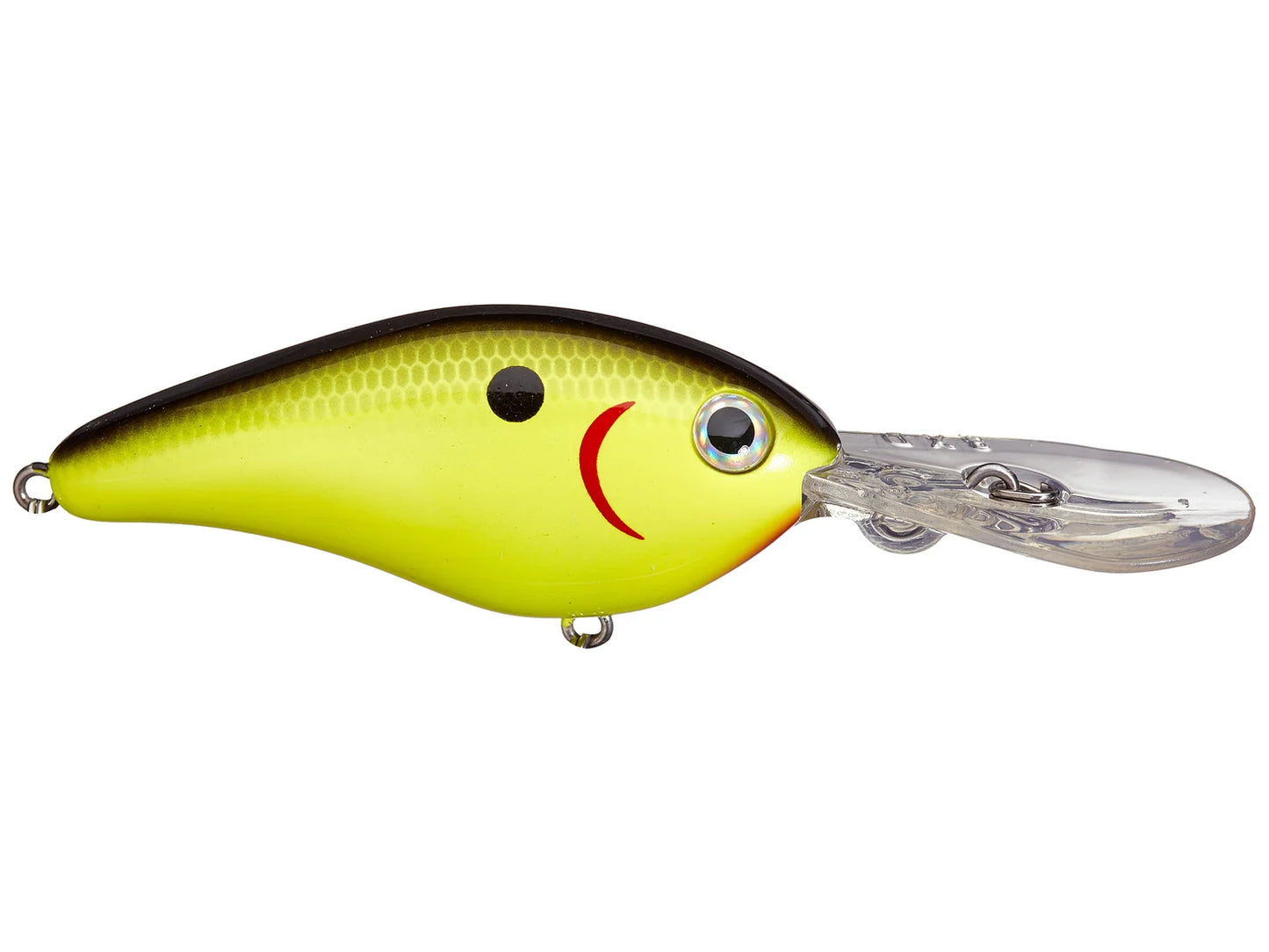 Strike King Pro Model 8XD Crankbait Black Back Chartreuse