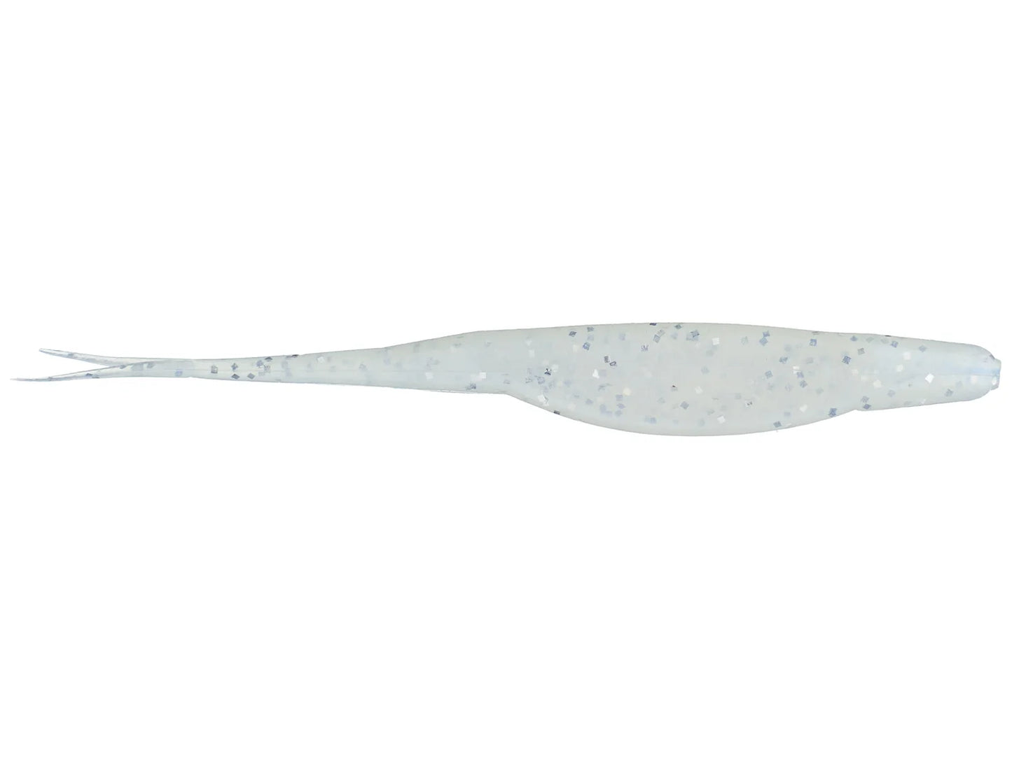 Zoom Salty Super Fluke Jr Blue Pearl Silver Glitter