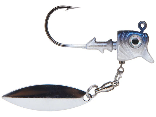 1st Gen Jaw Dropper Underspin 2pk 2/0 3/16oz Blue Shad