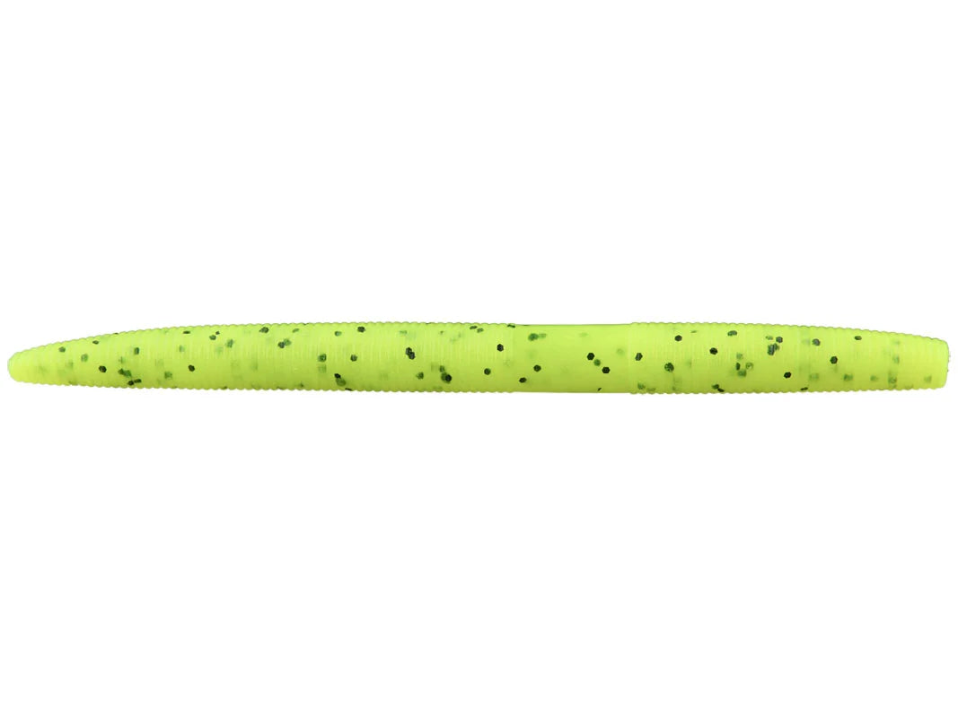 Gary Yamamoto Senko 6" Chartreuse Black Flake