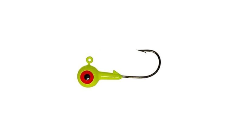 Big Bite Baits Round Jig Heads 1/16oz Chartreuse