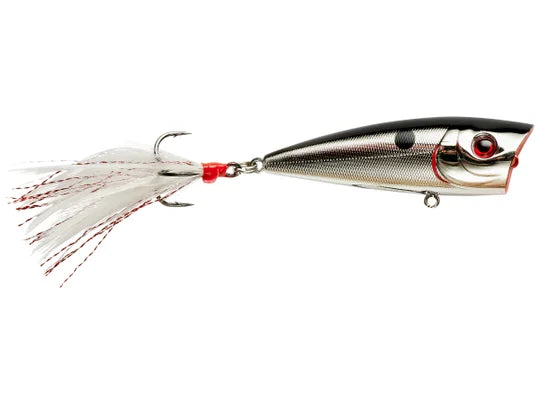 Booyah Boss Pop Poppers 3" Chrome Black