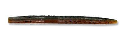 Gary Yamamoto Senko 6" Dark Green Pumpkin Amber Laminate