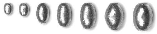 EA Egg Sinker, 1oz Lead 2pk