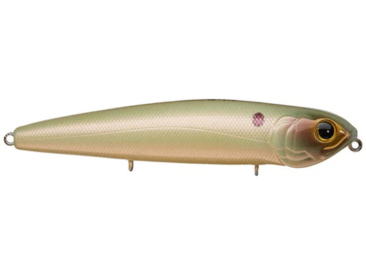 6th Sense Crush Dogma 115 Topwater Walking Bait- French Bone Pearl- 3/4oz