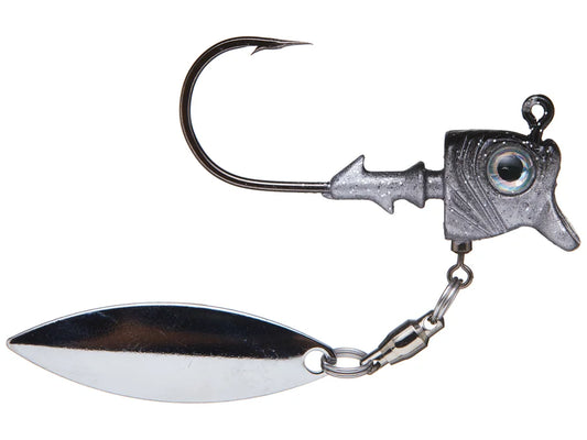 1st Gen Jaw Dropper Underspin 2pk 2/0 3/16oz Glimmer Shad