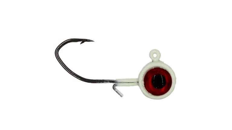 Anglers King Pill Shape Jigheads 1/16oz Glow