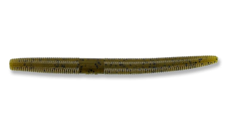 Gary Yamamoto Senko 5" Green Pumpkin Blue Flake