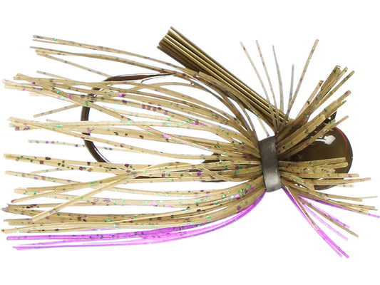 War Eagle Heavy Finesse Jig 2pk 1/2oz Green Pumpkin Candy