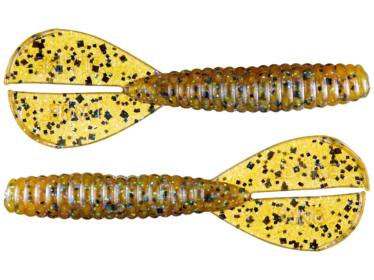 Strike King Rage Twin Tail Menace Grub 8pk Honey Candy