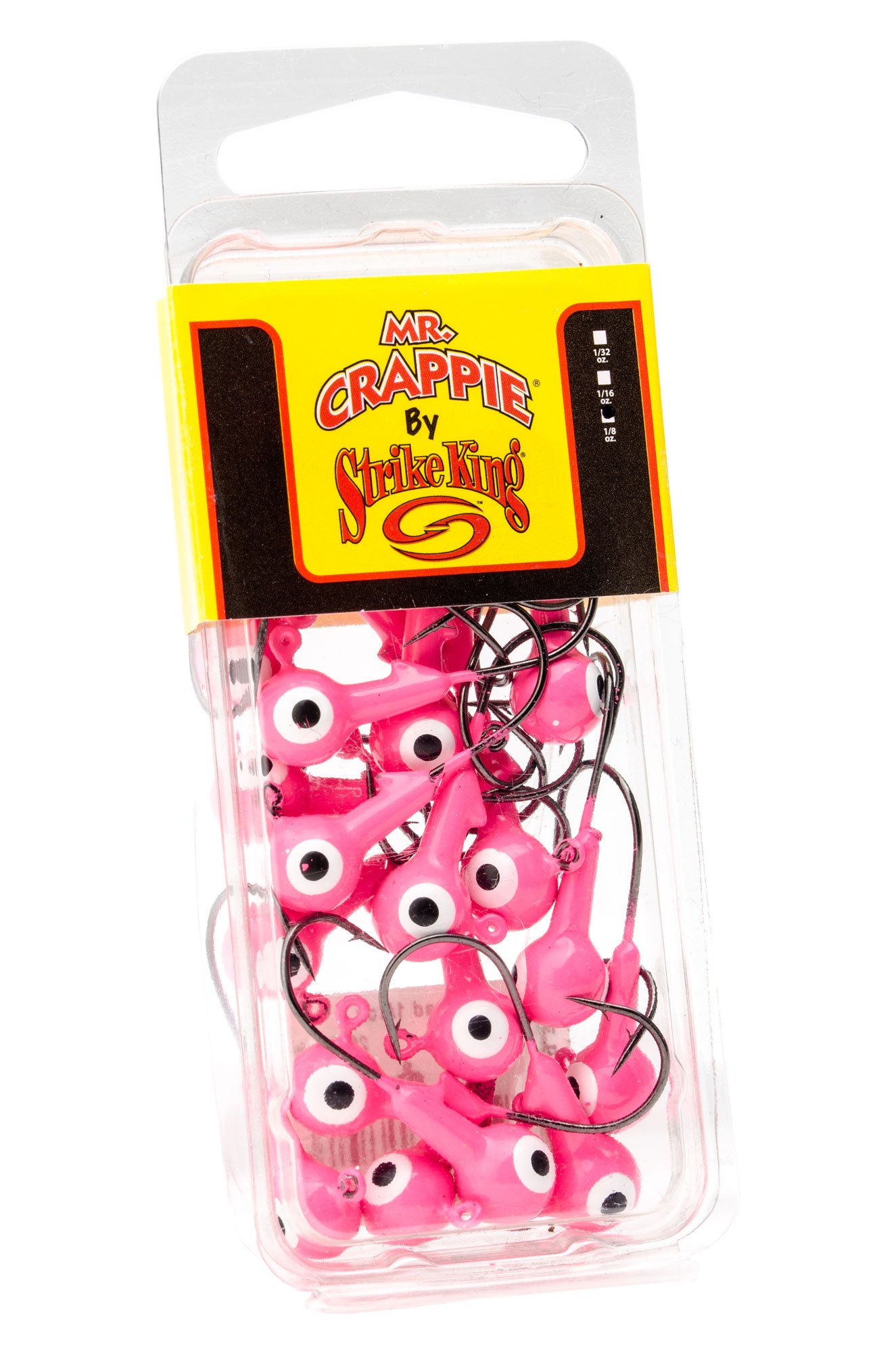 Mr. Crappie Jig Heads 1/16oz 25pk Pink